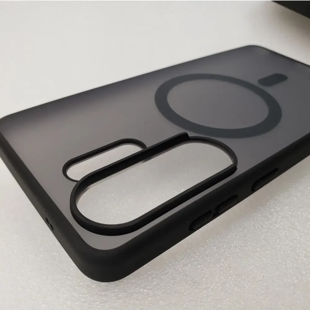 TOCOL Magnetic Case for Samsung Galaxy S26 Ultra - Black Translucent Cover